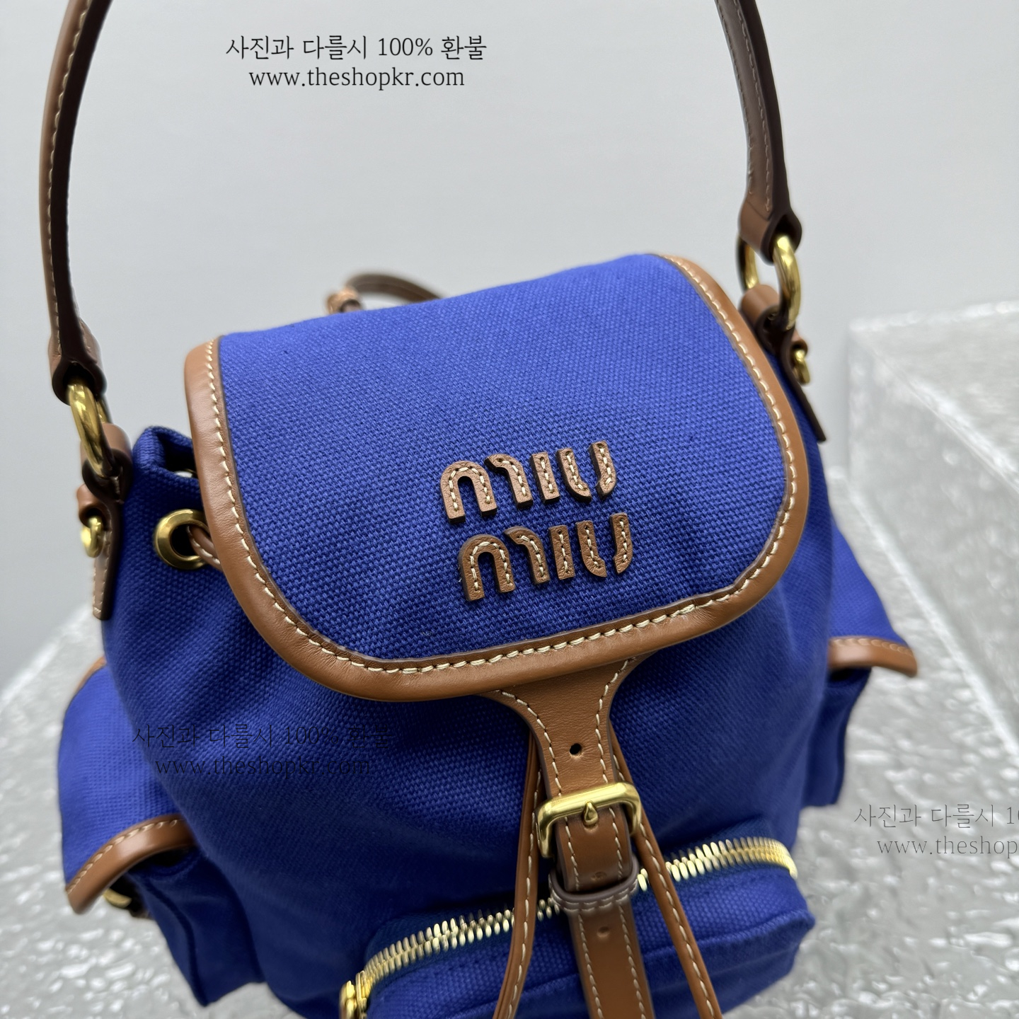 (카타) 미우미우 25SS 캔버스 백팩