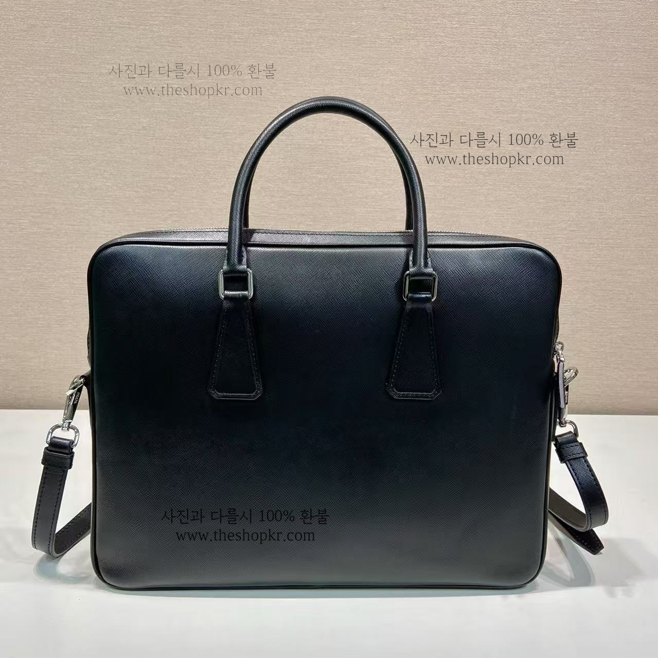 (야오) 프라다 브리프 케이스 사피아노