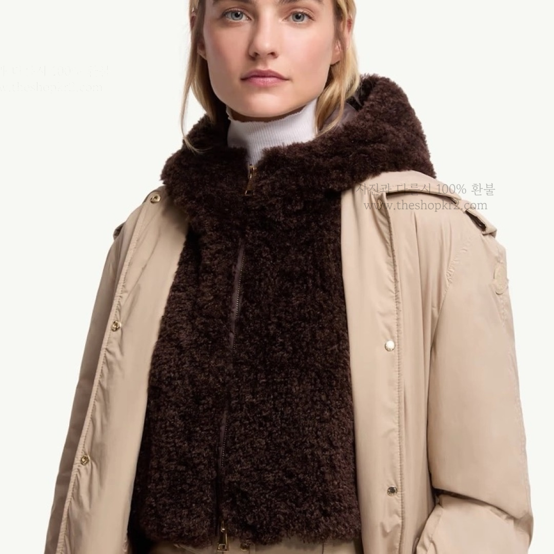 (청운) 몽클레어 비브엠브레이스 시크 브라운 베스트