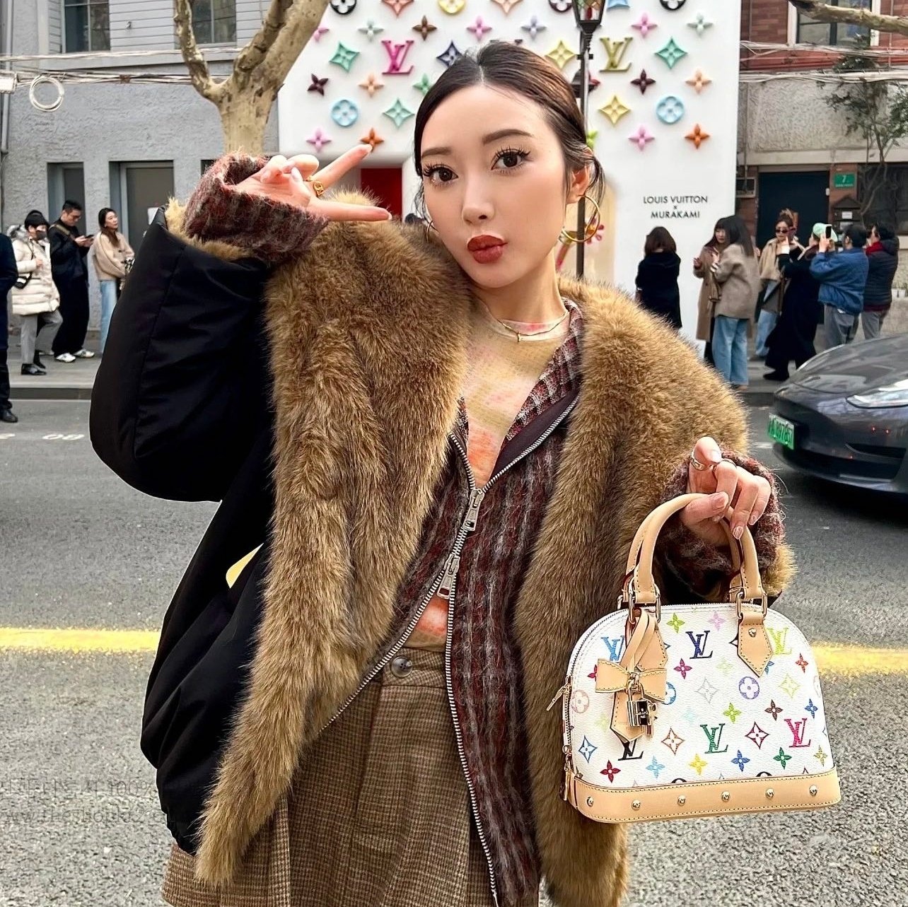 (모나리자) 루이비통 무라카미 알마BB