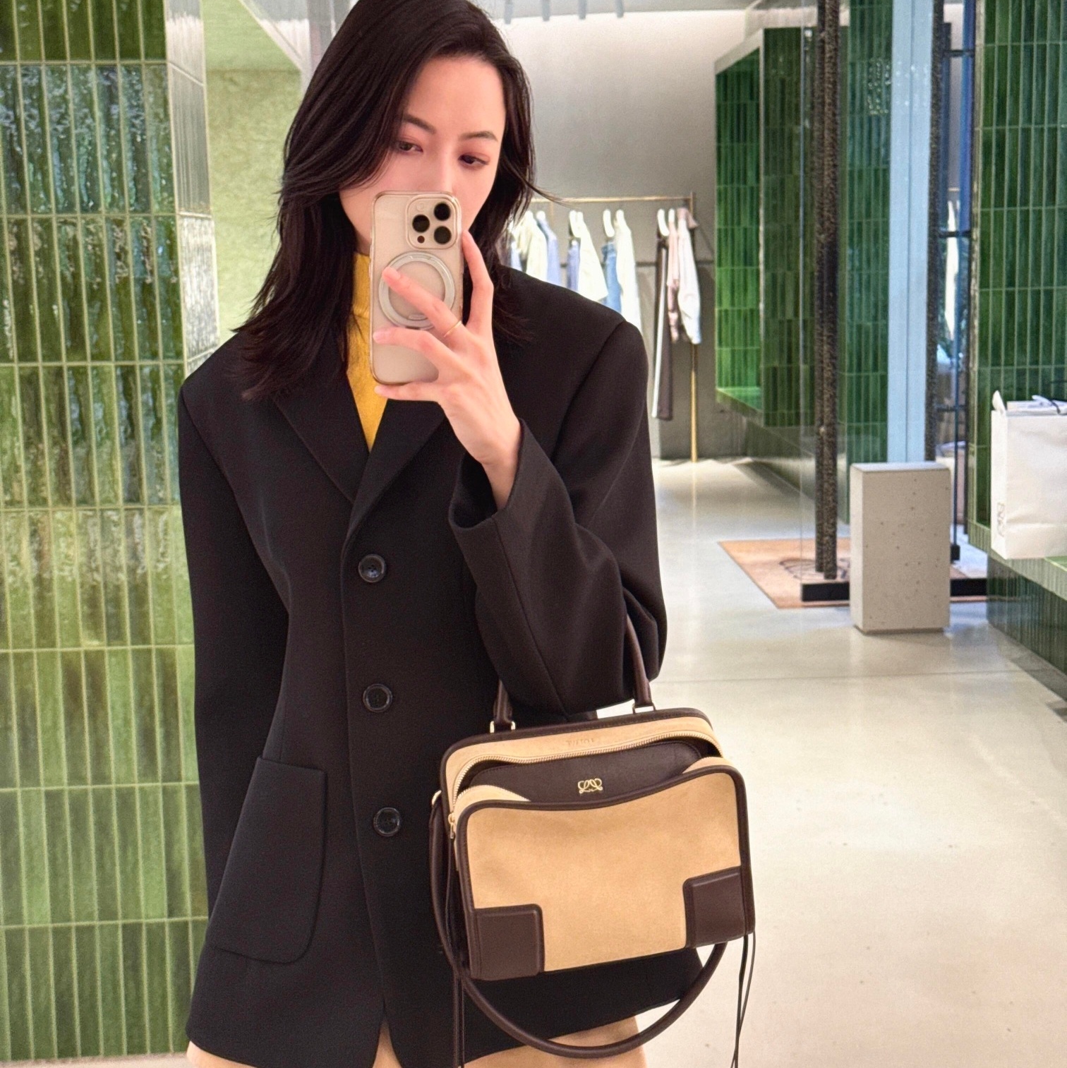 (지핀) 로에베 스몰 아마조나 180 백